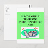 TELEFONISCHER POSTKARTE (Vorne/Hinten)