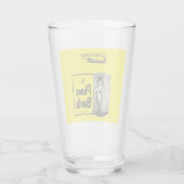 Telefonkabine Bar Bierglas Glas (Rückseite)