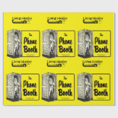 Telefonkabine Bar Wrapper Geschenkpapier (Flach)