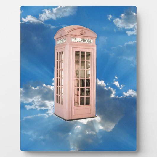 Telefonkabine Fotoplatte (Vorderseite)