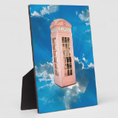 Telefonkabine Fotoplatte (Seite)