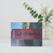 Telefonkabine LOVEworks-Zeichen Postkarte (Stehend Vorderseite)