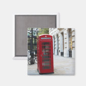 Telefonkabine Magnet (Vorderseite/Rückseite)