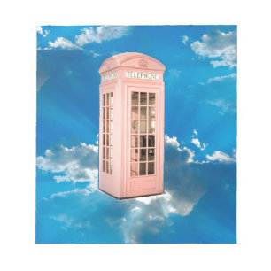 Telefonkabine Notizblock