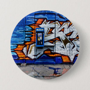 Telefonkabine Nr. 12 Farbversion Reflektion Button