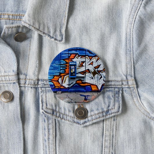 Telefonkabine Nr. 12 Farbversion Reflektion Button (Beispiel)