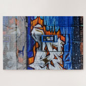 Telefonkabine Nr. 12 Farbversion Reflektion Puzzle (Horizontal)