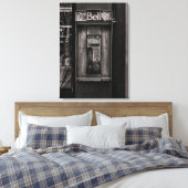 Telefonkabine Nr. 32 Leinwanddruck (Insitu (Schlafzimmer))