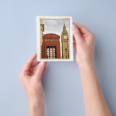 Telefonkabine und Turm des Big Ben Flyer (Gruppe)