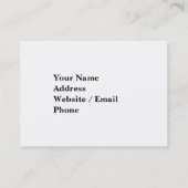 Telefonkabine und Turm des Big Ben Visitenkarte (Rückseite)