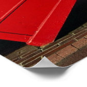 Telefonkabinen in London Poster (Ecke)