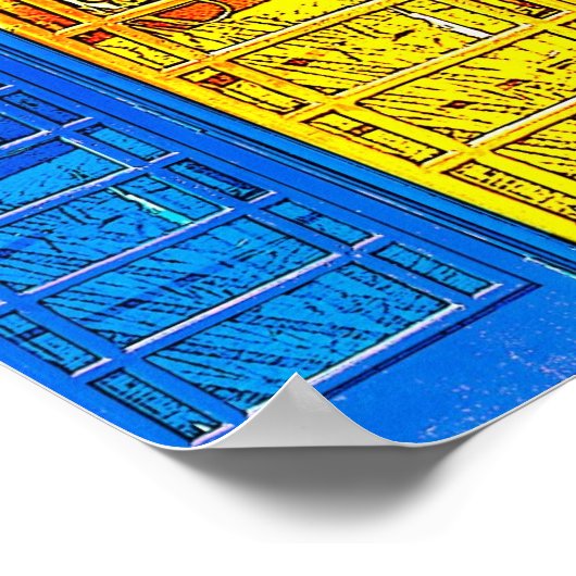 Telefonkabinen-Plakat Poster (Ecke)