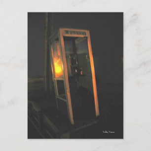 Telefonkabinenbar Postkarte