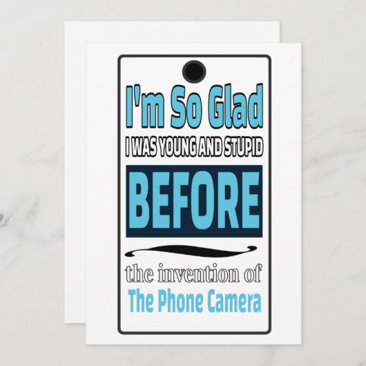 Telefonkamera Feiertagskarte (Vorne/Hinten)