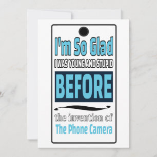 Telefonkamera Feiertagskarte