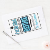 Telefonkamera Rechteckiger Aufkleber (Umschlag)