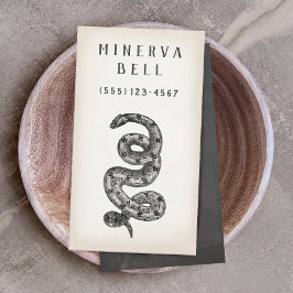 Telefonkarte für Schlangen-Reptilien Visitenkarte