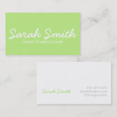 Telefonkarte Telefonnummerkarte (Vorne/Hinten)