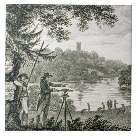 Telefonkarte von Humphrey Repton, graviert durch Fliese (Vorderseite)