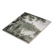 Telefonkarte von Humphrey Repton, graviert durch Fliese (Seite)