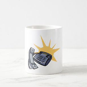 Telefonkommunikation Kaffeetasse