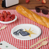 Telefonkommunikation Pappteller