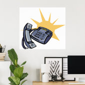 Telefonkommunikation Poster