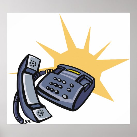 Telefonkommunikation Poster (Vorne)