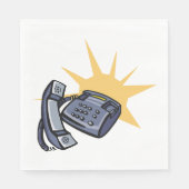 Telefonkommunikation Serviette (Vorderseite)
