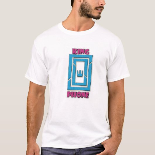 Telefonlogo auf T - Shirt (Vorderseite)