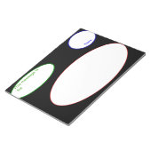 Telefonmeldungsfeld Notizblock (angewinkelt)