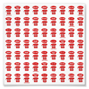 Telefonmuster für Fremdsprachen Fotodruck