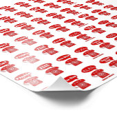 Telefonmuster für Fremdsprachen Fotodruck (Ecke)