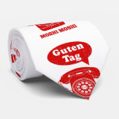 Telefonmuster für Fremdsprachen Krawatte (Gerollt)