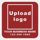 Telefonnummer am Roten Platz auf dem Aufkleber (Vorderseite)