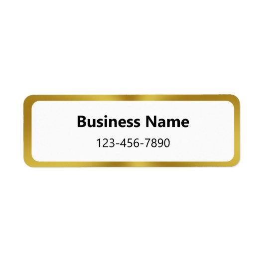 Telefonnummer des Unternehmens Gold und Weiß (Vorne)