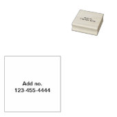 Telefonnummer mit einfacher Geschäftstätigkeit hin Gummistempel (Stempel)