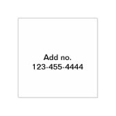 Telefonnummer mit einfacher Geschäftstätigkeit hin Gummistempel (Prägung)