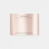 Telefonnummer Pink (Vorspann) Post-it Klebezettel (Vorderseite)