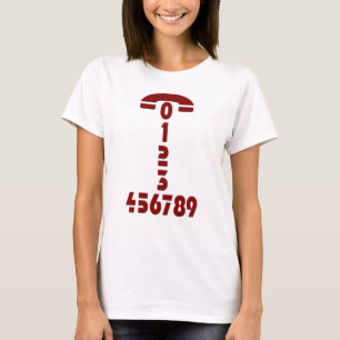 Telefonnummer T-Shirt