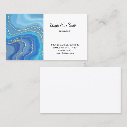 Telefonnummerkarte (Vorne/Hinten)