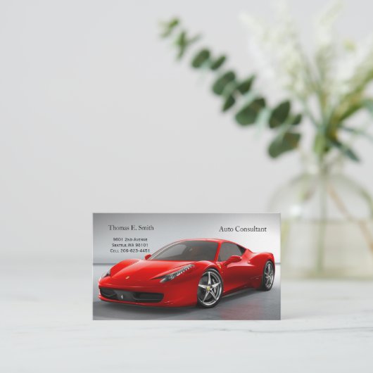 Telefonnummerkarte (Stehend Vorderseite)