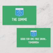 Telefonnummerkarte (Vorne/Hinten)