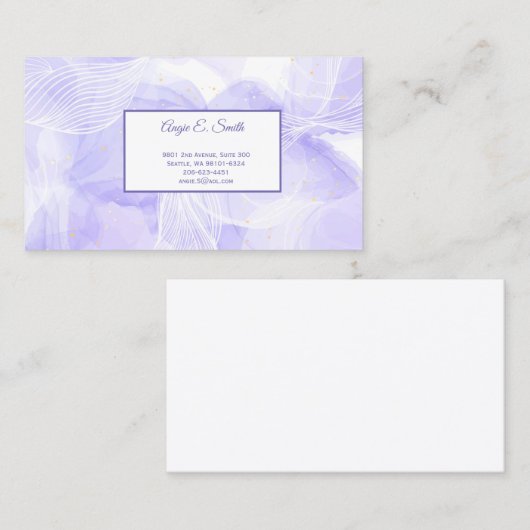 Telefonnummerkarte (Vorne/Hinten)