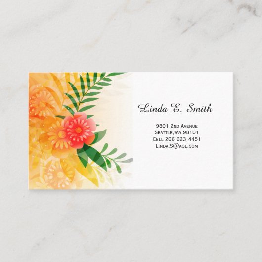 Telefonnummerkarte (Vorderseite)