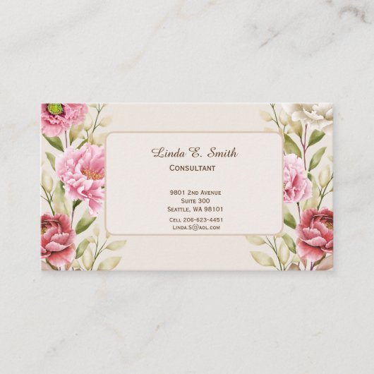 Telefonnummerkarte (Vorderseite)