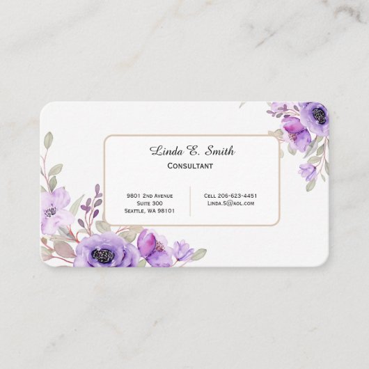 Telefonnummerkarte (Vorderseite)