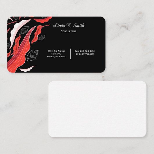 Telefonnummerkarte (Vorne/Hinten)