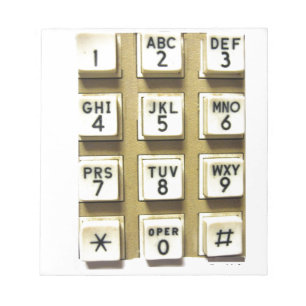 Telefonnummern Notizblock