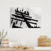 Telefonpol Poster (Küche)